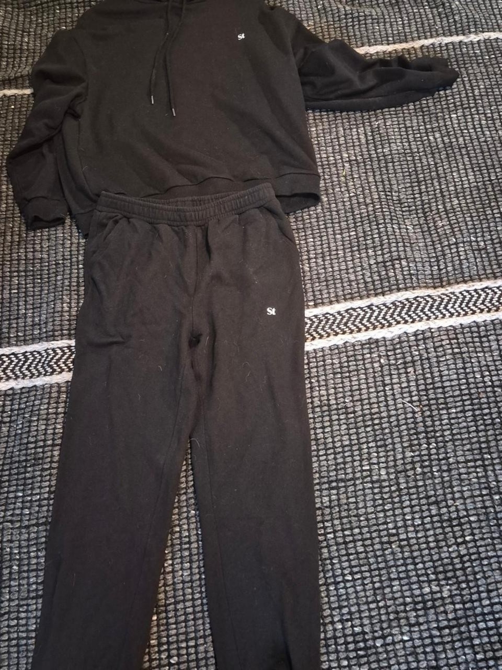 Stussy Black Jumpsuit-Style Set